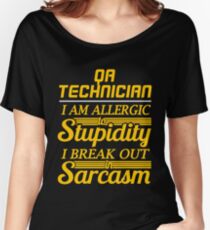 QA TECHNICIAN Women's Relaxed Fit T-Shirt