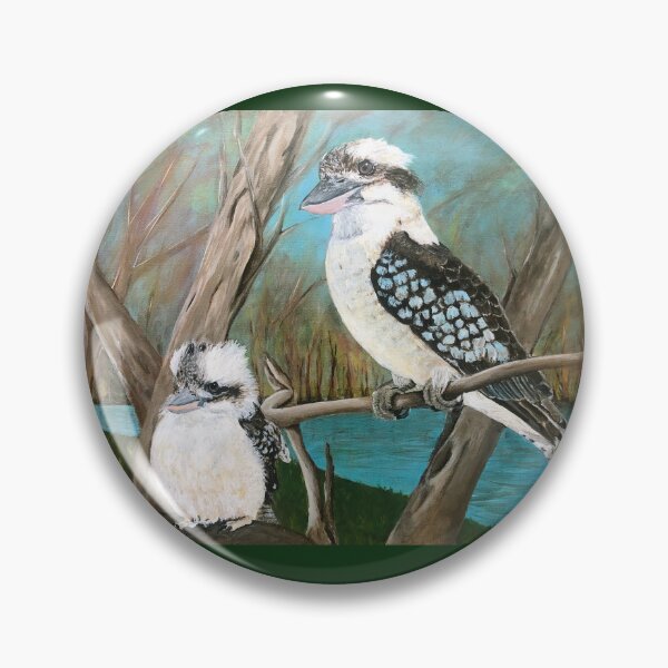 Item preview, Kookaburras - baby and adult - Australian Wildlife designed and sold by Elisabeth Dubois.