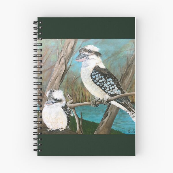 Item preview, Kookaburras - baby and adult - Australian Wildlife designed and sold by Elisabeth Dubois.