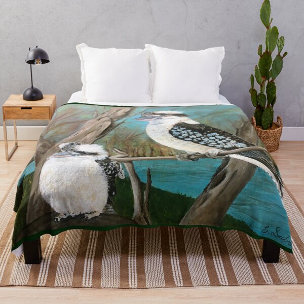 Item preview, Kookaburras - baby and adult - Australian Wildlife designed and sold by Elisabeth Dubois.
