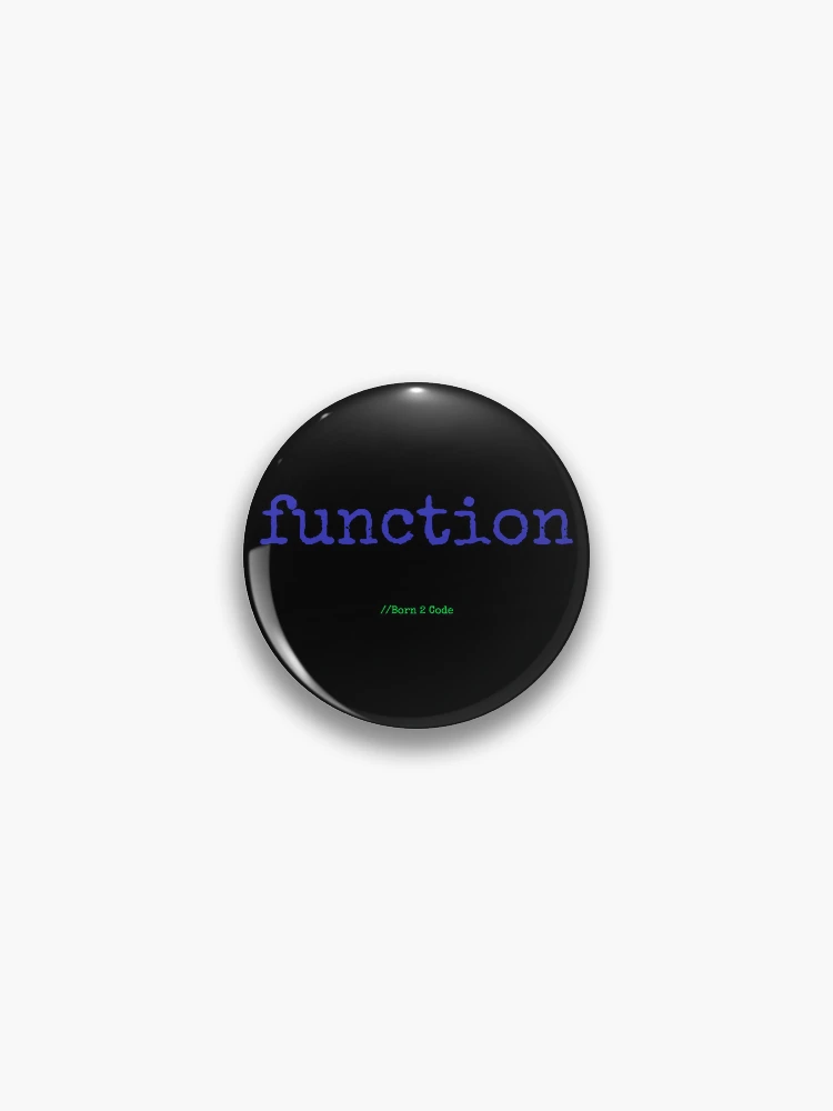Thumbnail 1 of 3, Pin, Computer Geek Born 2 Code Function designed and sold by ComputerGeeksTs.