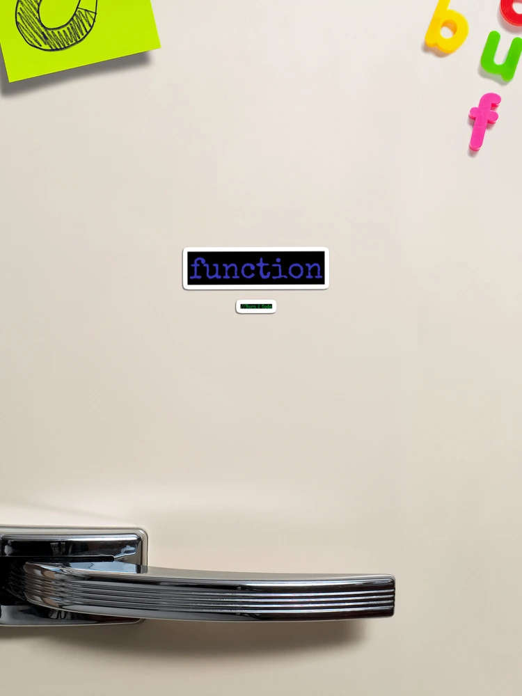 Thumbnail 1 of 3, Magnet, Computer Geek Born 2 Code Function designed and sold by ComputerGeeksTs.