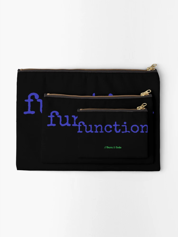 Thumbnail 2 of 4, Zipper Pouch, Computer Geek Born 2 Code Function designed and sold by ComputerGeeksTs.