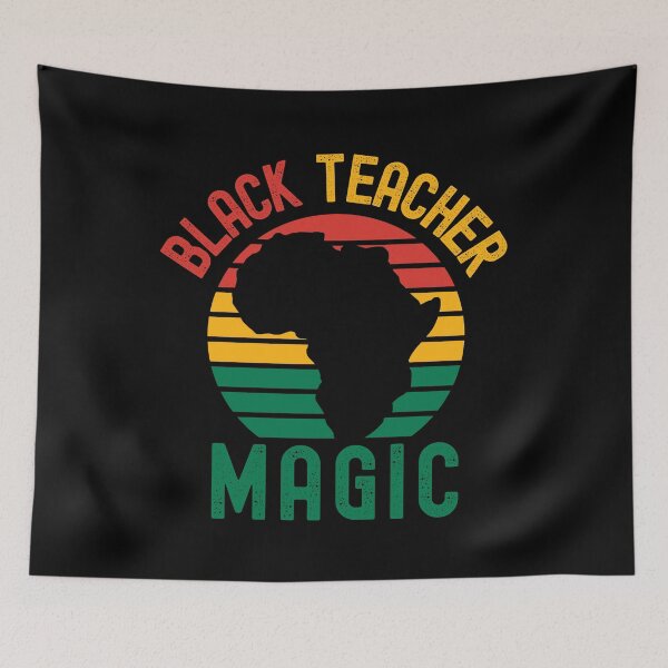 Item preview, Black Teacher Magic - Black Female Professor, Black Girl Magic, Melanin, Black Educator, African American Professor, African American Educator designed and sold by jadedscientist.