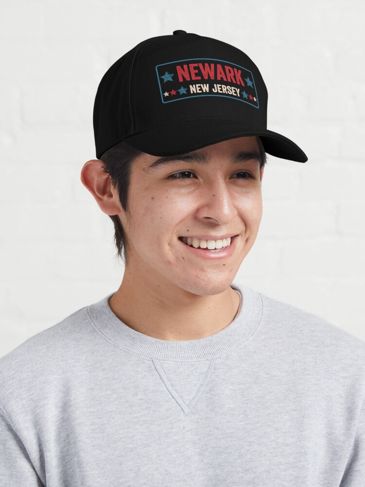 Newark New Jersey US Typography Distressed Design Baseball Cap Hats  Baseball Cap Dropshipping Luxury Hat Caps Male Cap Women's