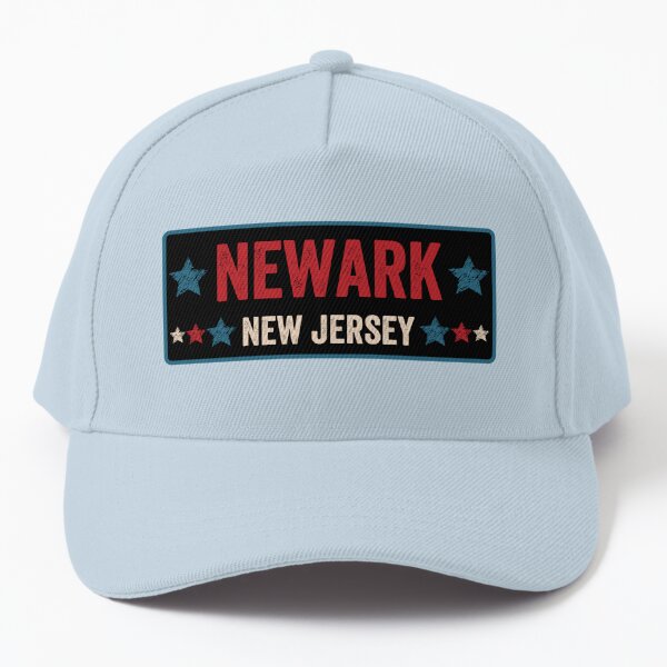 Newark New Jersey US Typography Distressed Design Baseball Cap Hats  Baseball Cap Dropshipping Luxury Hat Caps Male Cap Women's