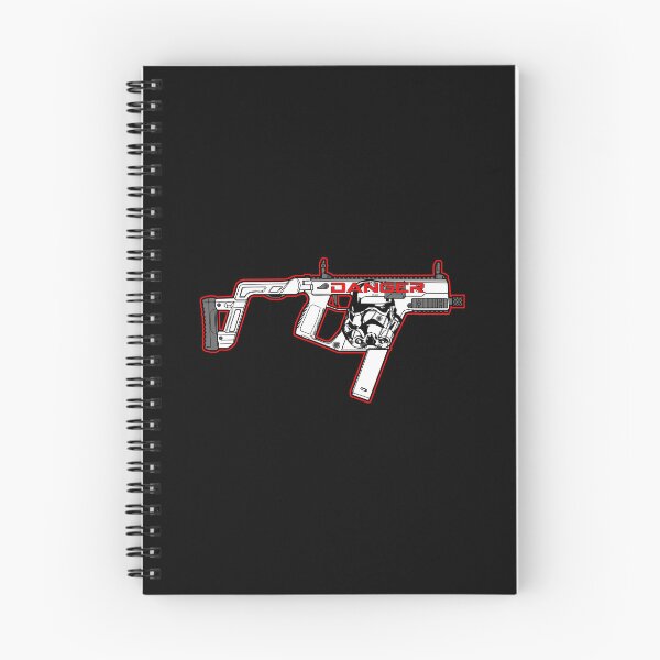 Item preview, Kriss Vector SMG Pistol Rifle - Trooper Military Gun - White Retro - Danger designed and sold by Warhawk Designs.