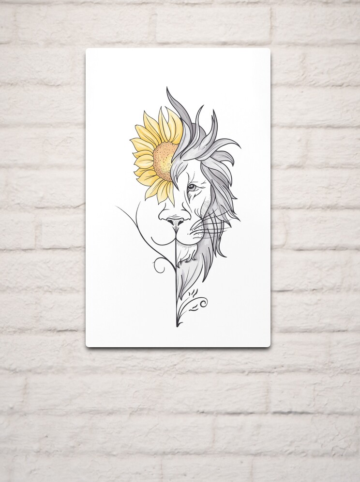 Lion Paper Crown – Square Sunflower Design