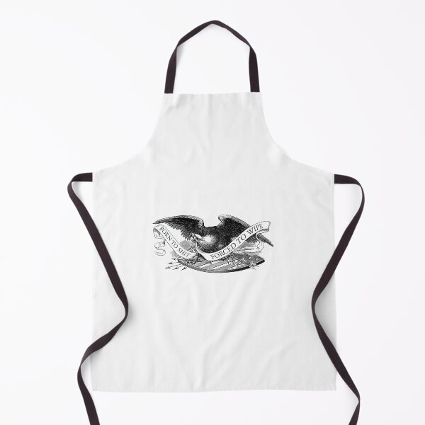 Item preview, Born To Shit Forced To Wipe Eagle Emblem designed and sold by WalterBenson.