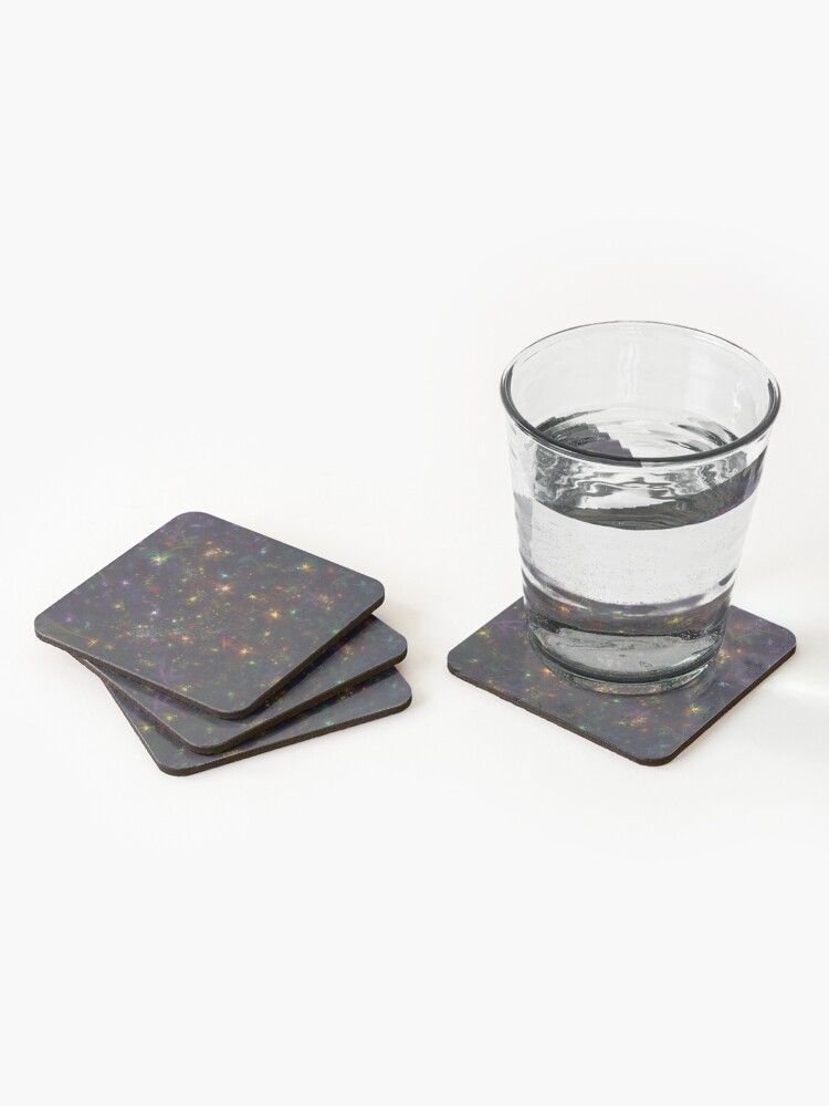 Alternate view of Cosmic fractals Coasters (Set of 4)