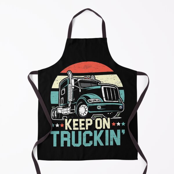 Artikelvorschau, Keep On Truckin' Retro Trucker 18 Wheeler Truck Driver entworfen und verkauft von GardNewerd.