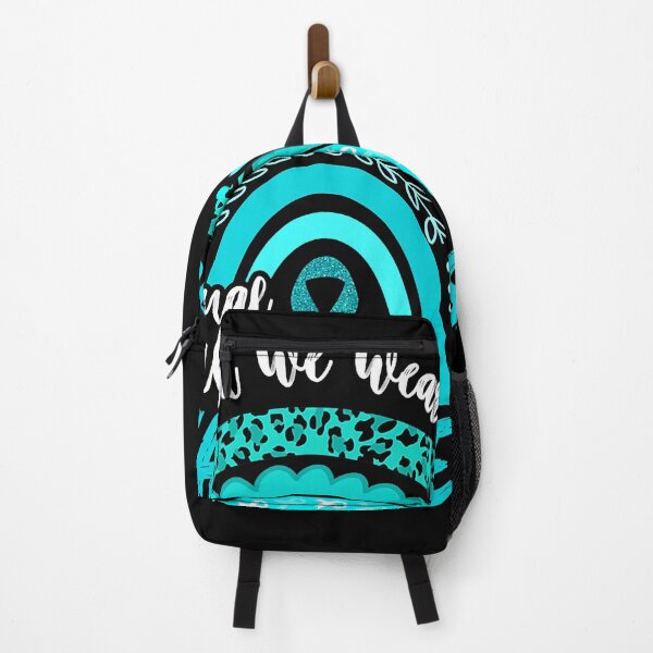 Item preview, In April We Wear Teal Sexual Assault Awareness Boho Rainbow designed and sold by HaaChris-Artis.