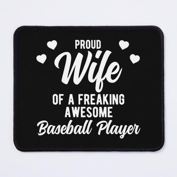 Item preview, Funny Coach Husband Phrase Gift For Baseball Player Wife Sticker designed and sold by ayeshadanaqws.