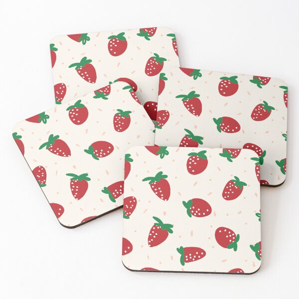 Item preview, Strawberry Pattern designed and sold by Rachel Dash-Williams Creative.