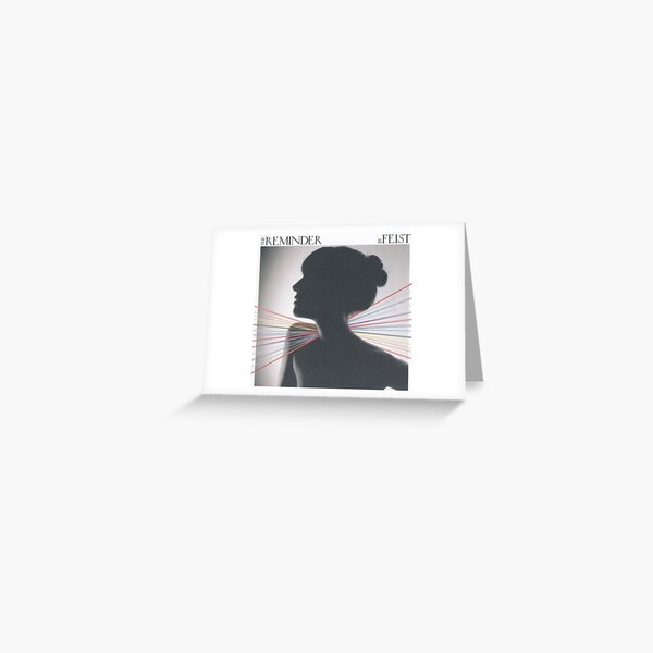 Feist Fan art sticker Reminder cd sleeve Greeting Card