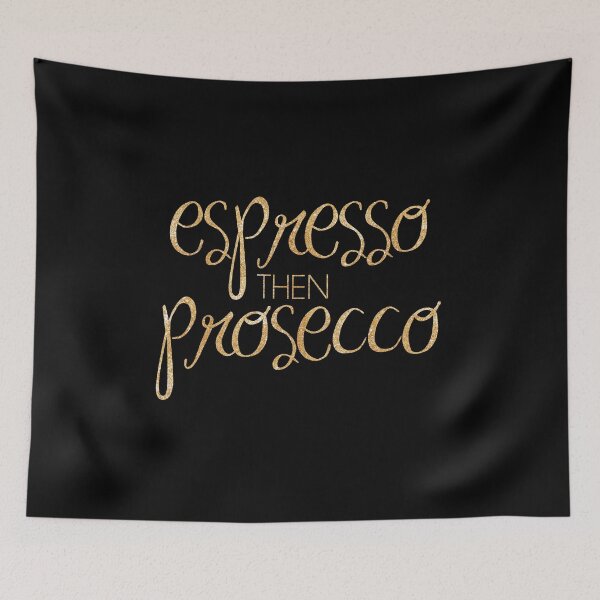 Item preview, espresso then prosecco (gold) designed and sold by fahimahsarebel.