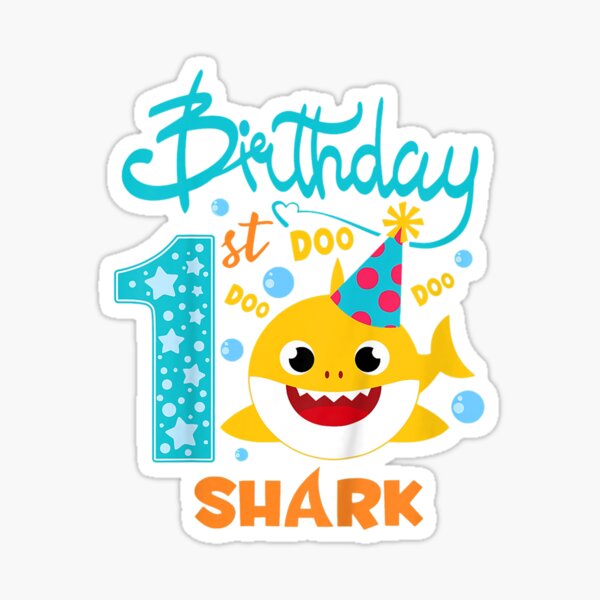 Editable Boy Baby Shark First Birthday Shirt Digital File DIY Bobotemp