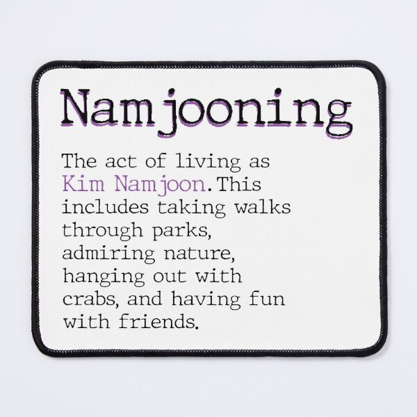 Item preview, NAMJOONING MEANS designed and sold by Lumic.