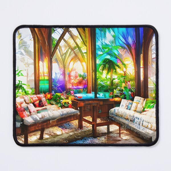 Item preview, Colorful tropical interior designed and sold by fizzribbit.