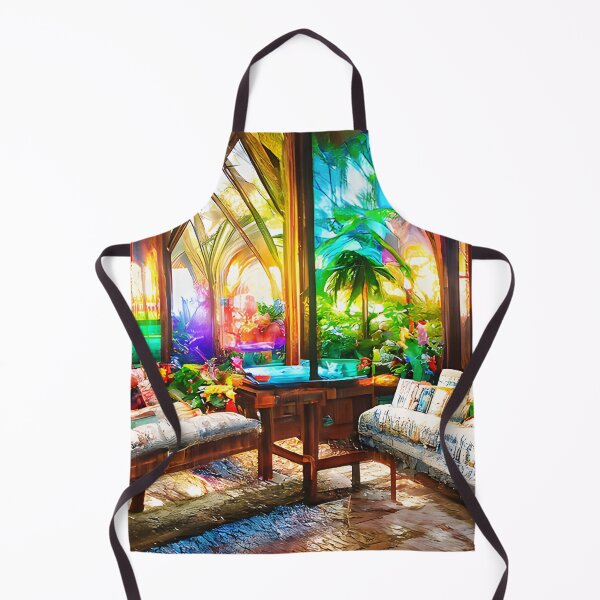Item preview, Colorful tropical interior designed and sold by fizzribbit.