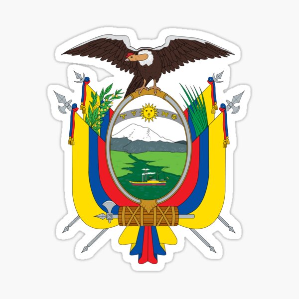 Ecuador Coat of Arms Sticker