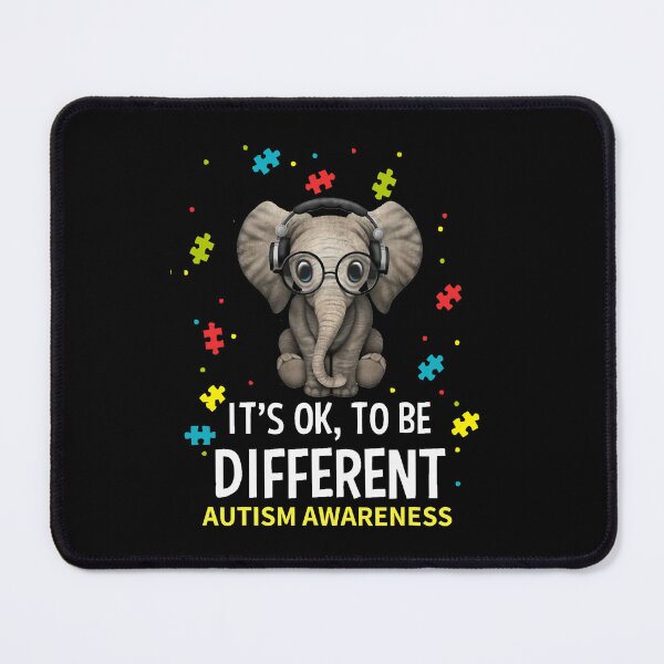 Item preview, It's Ok To Be Different Autism Awareness Elephant designed and sold by HaaChris-Artis.