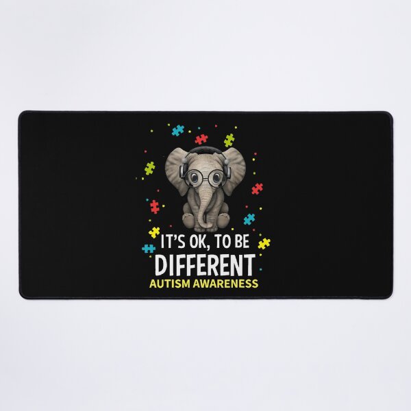 Item preview, It's Ok To Be Different Autism Awareness Elephant designed and sold by HaaChris-Artis.