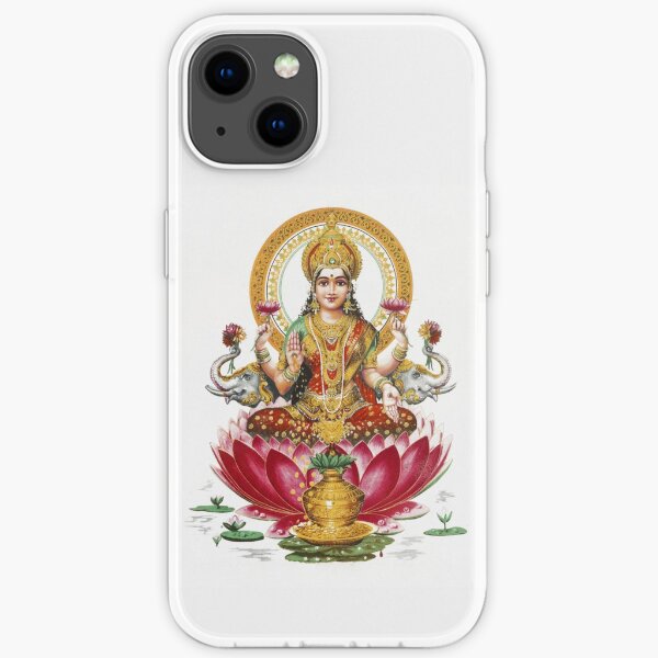 Lakshmi - Hindu Göttin des Reichtums, des Vermögens, der Gesundheit und des Wohlstandes iPhone Flexible Hülle