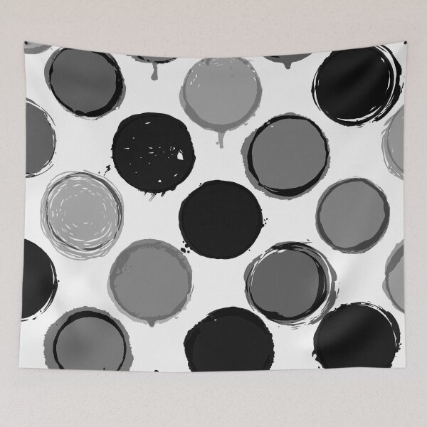 Item preview, Black and White Circle Art  designed and sold by Tshirtstory.