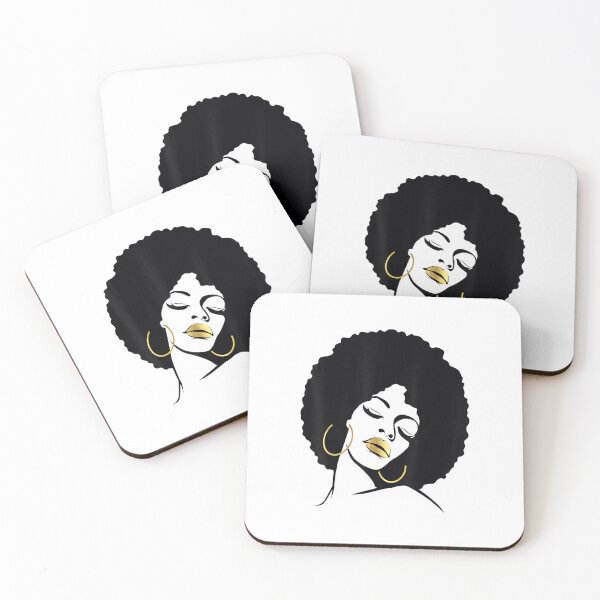 Item preview, Afro Diva Black Girl Magic Lips Natural Hair Melanin Queen designed and sold by RichardMarkham.