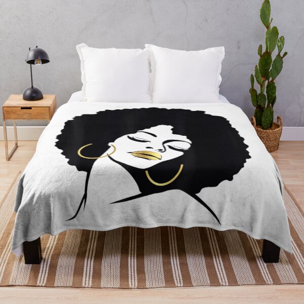 Item preview, Afro Diva Black Girl Magic Lips Natural Hair Melanin Queen designed and sold by RichardMarkham.
