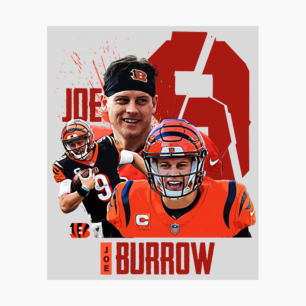 Joe Burrow Number 9 - Joe Burrow - Posters and Art Prints