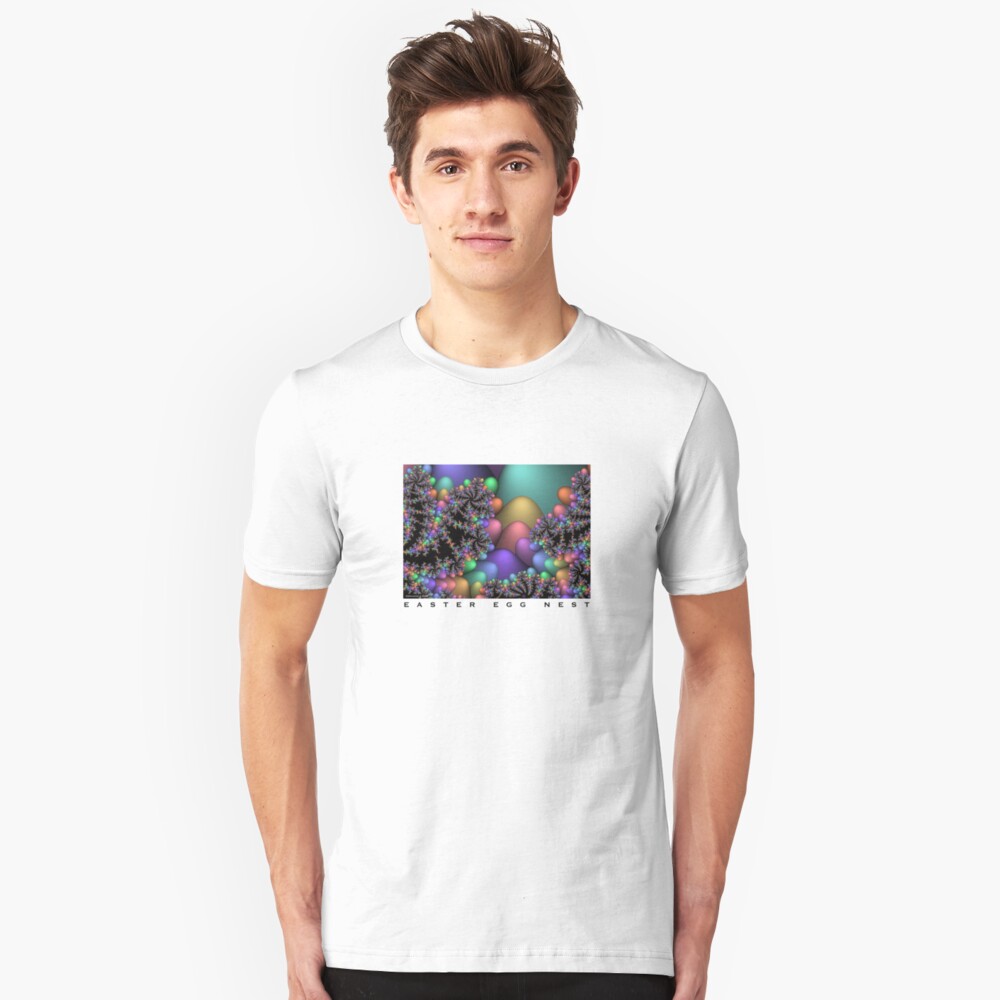 Easter Egg Nest Slim Fit T-Shirt