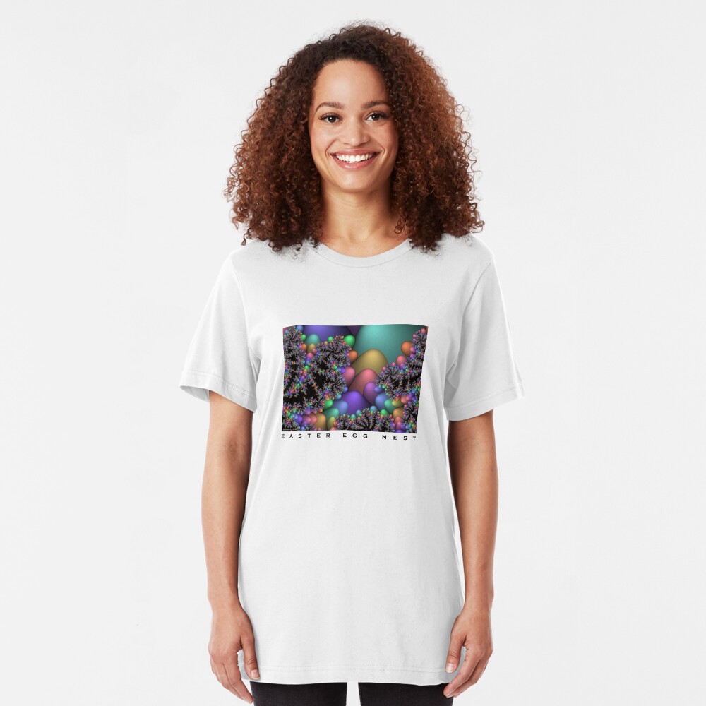 Easter Egg Nest Slim Fit T-Shirt