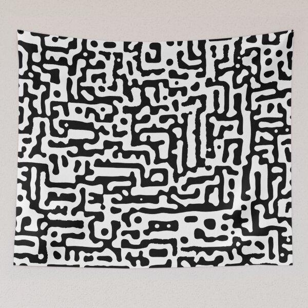 Item preview, Abstract strips Art Black White  designed and sold by Tshirtstory.