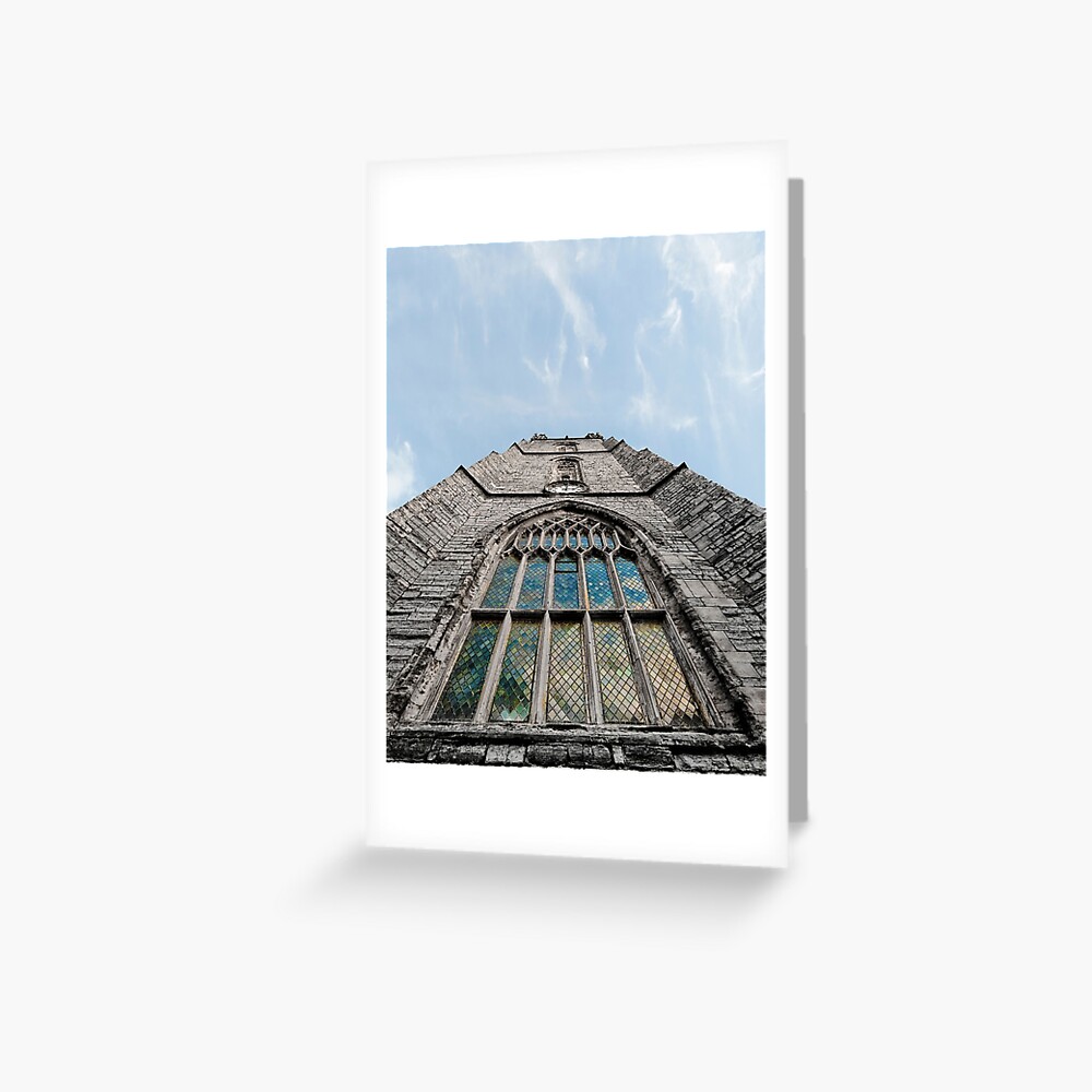 Cardiff Church Tower Greeting Card