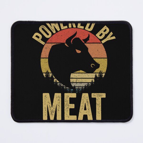 Item preview, Vintage Powered By Meat Carnivore Meat Eater designed and sold by AppBernard.