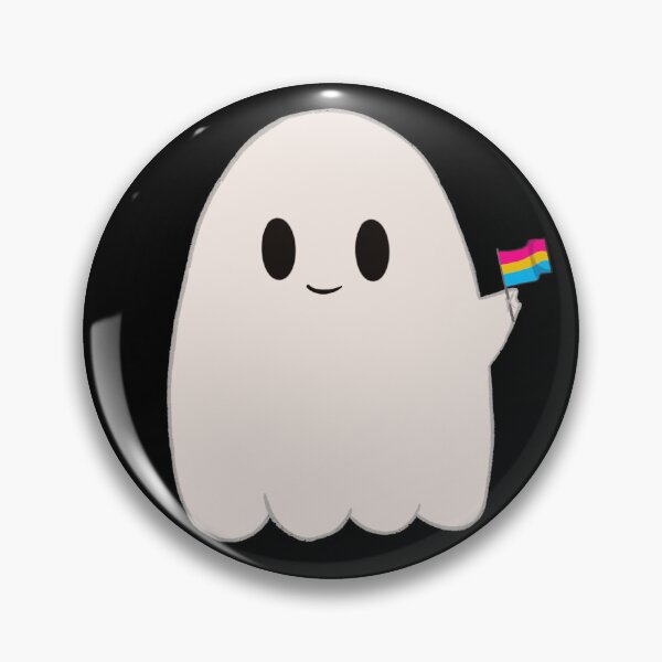 Item preview, Fantasma lindo de la bandera del orgullo de Pan designed and sold by ScullysStuff.