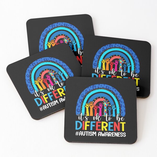 Item preview, It's Ok To Be Different Autism Awareness Leopard Rainbow designed and sold by HaaChris-Artis.