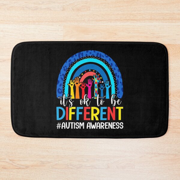 Item preview, It's Ok To Be Different Autism Awareness Leopard Rainbow designed and sold by HaaChris-Artis.