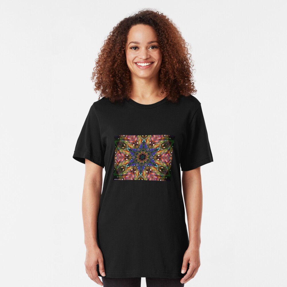 Water Kaleidescope2 Slim Fit T-Shirt