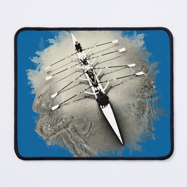 Item preview, Rowers Rowing Regatta in Blue designed and sold by Michael van der Hoorn.
