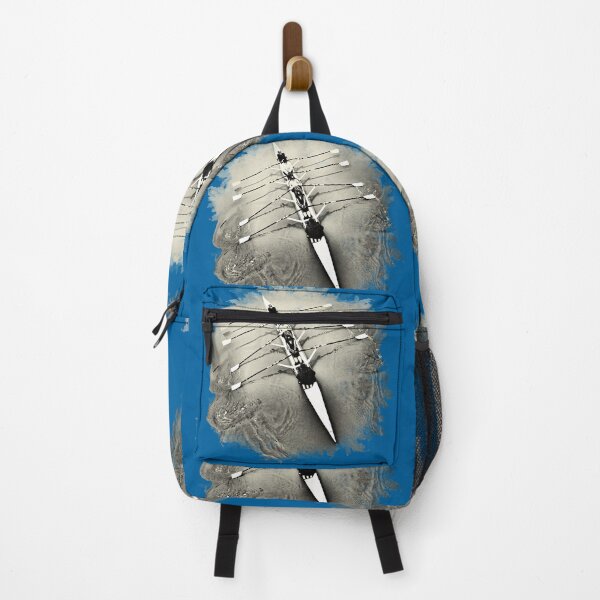 Item preview, Rowers Rowing Regatta in Blue designed and sold by Michael van der Hoorn.