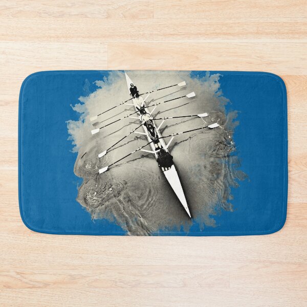 Item preview, Rowers Rowing Regatta in Blue designed and sold by Michael van der Hoorn.