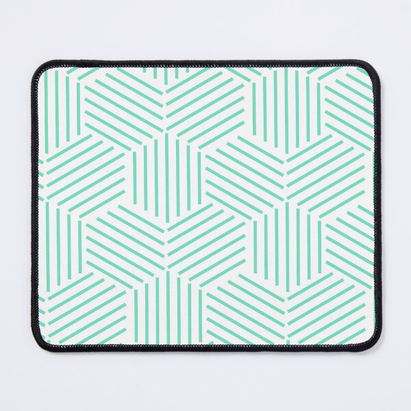 Item preview, Aqua green Strips Art designed and sold by Tshirtstory.