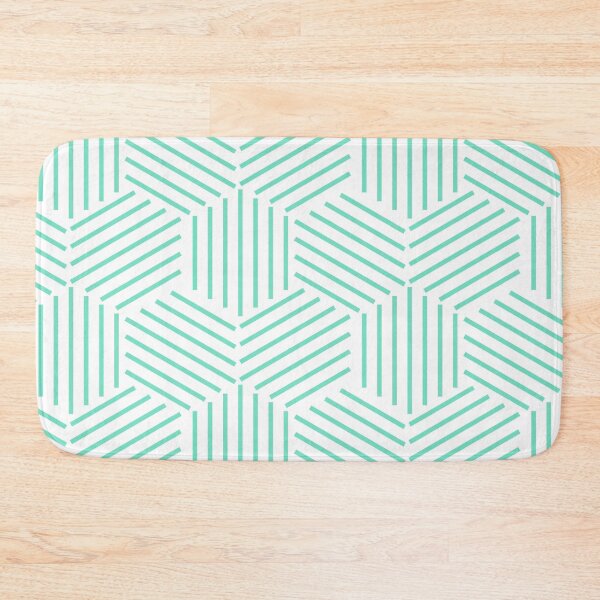 Item preview, Aqua green Strips Art  designed and sold by Tshirtstory.