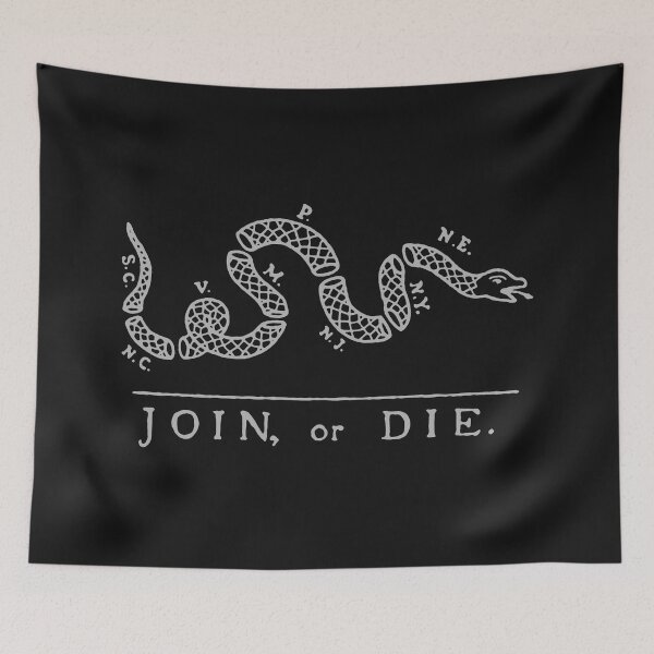 Item preview, Join, or Die. designed and sold by trueblue2.