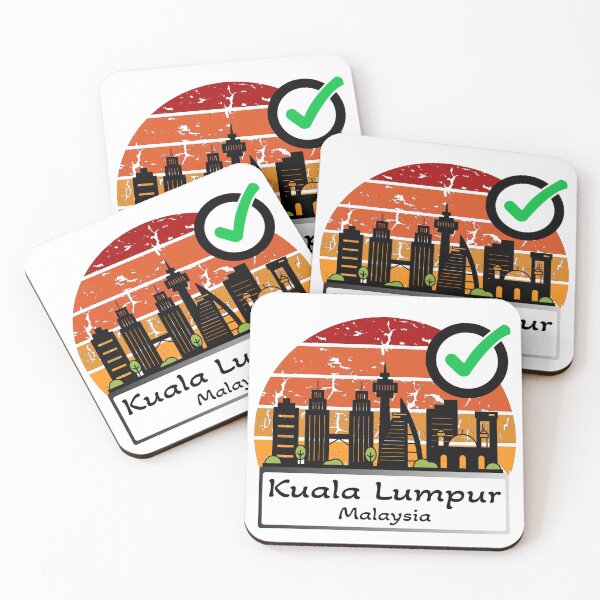 Item preview, malaysia kuala lumpur Skyline vintage designed and sold by WhereIsTravis.