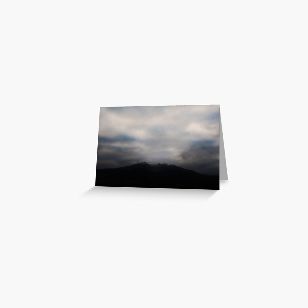 View from Abergavenny Castle Greeting Card