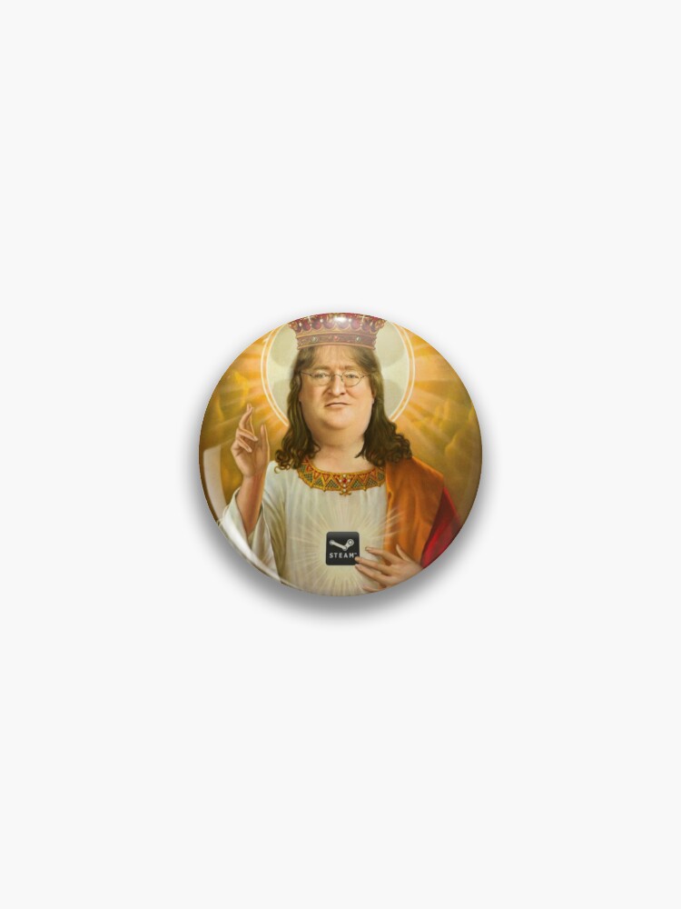 Gaben Newell the king  Pin for Sale by LionsDenForUs